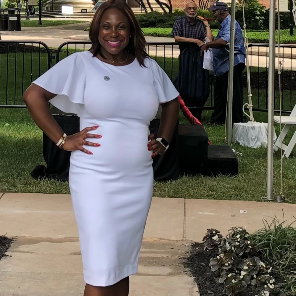 Calvin Klein white dress